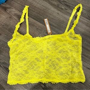 SKIMS stretch lace cropped cami